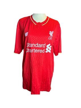 New Balance Liverpool FC 2019/2020 Home Jersey, Red Standard Chartered, Medium